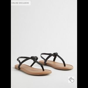 Torrid Embellished Knot T-Strap Sandal (WW)